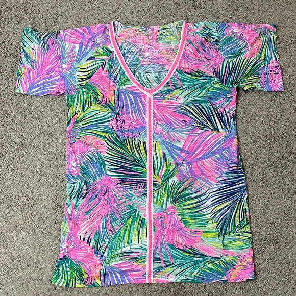 Lilly Pulitzer Bonita V-Neck Swimsuit Cover-up - Picture 4 of 13